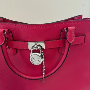 Michael Kors Fuchsia Leather Satchel